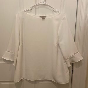 H&M White Blouse, Size US 10
